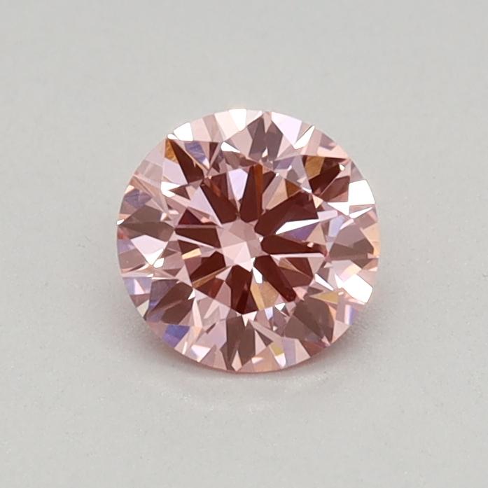 0.32 Ct. Fancy Vivid Pink Round Lab Grown Diamond