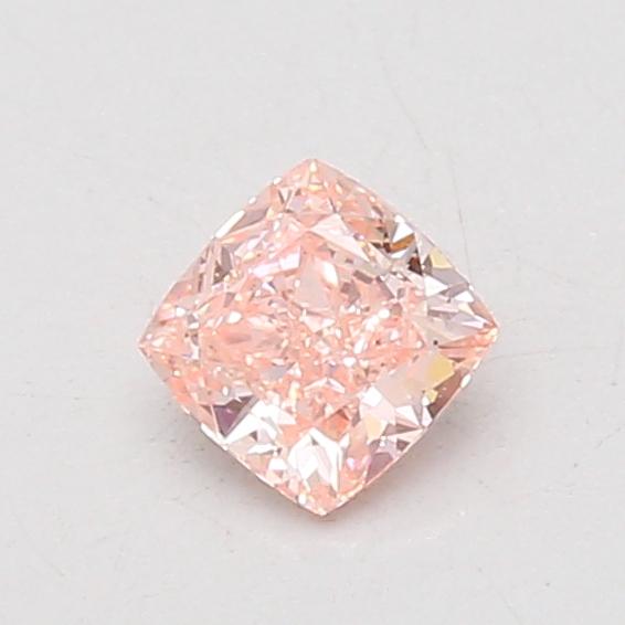 0.53 Ct. Fancy Intense Pink Cushion Lab Grown Diamond