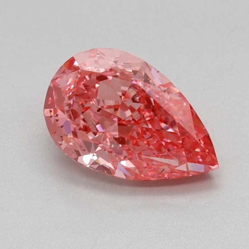 0.91 Ct. Fancy Vivid Pink Pear Lab Grown Diamond