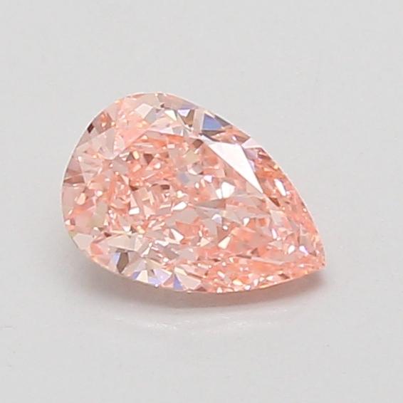 0.64 Ct. Fancy Vivid Pink Pear Lab Grown Diamond