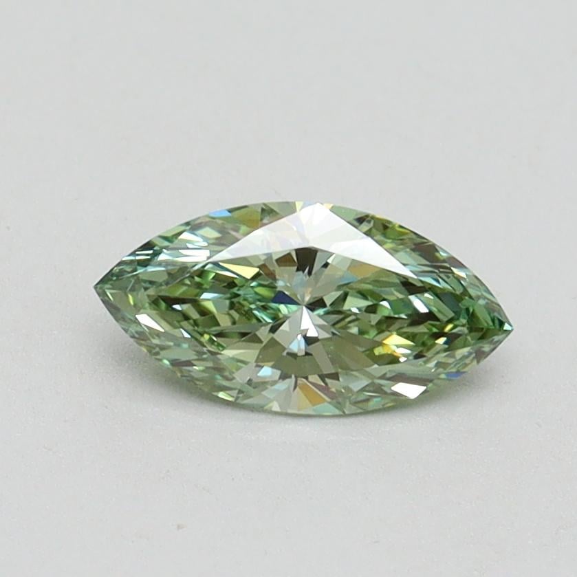 0.51 Ct. Fancy Intense Green Marquise Lab Grown Diamond
