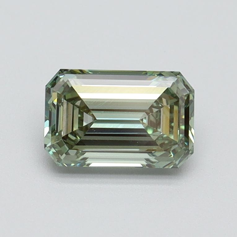 0.77 Ct. Fancy Intense Green Emerald Lab Grown Diamond