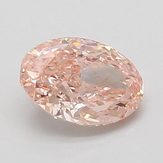 1.03 Ct. Fancy Vivid Pink Oval Lab Grown Diamond