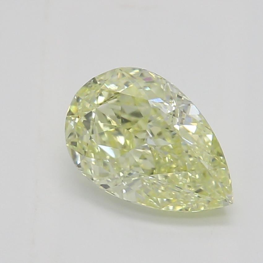 0.60 Ct. Fancy Light Yellow Pear Diamond