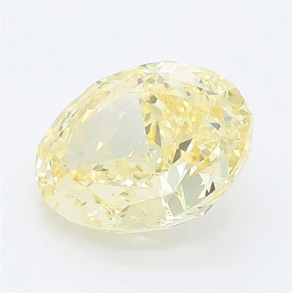 2.16 Ct. Fancy Intense Yellow Oval Lab Grown Diamond