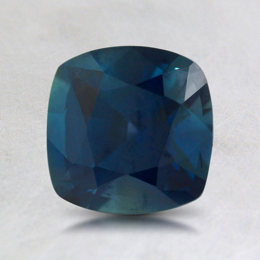 6.5mm Premium Teal Cushion Sapphire