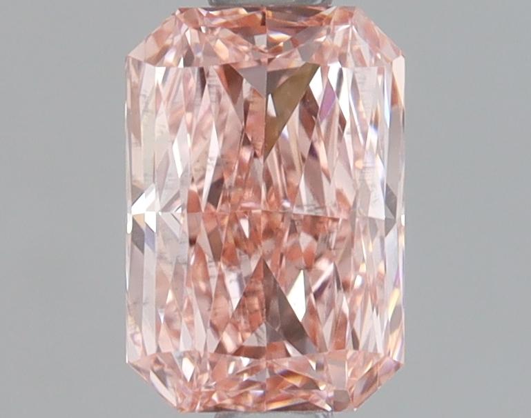 1.00 Ct. Fancy Vivid Pink Radiant Lab Grown Diamond