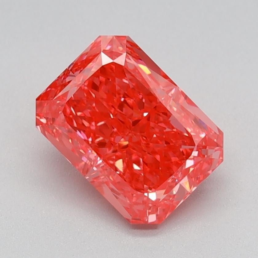 1.19 Ct. Fancy Vivid Pink Radiant Lab Grown Diamond
