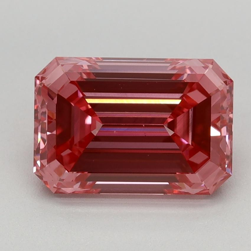 1.82 Ct. Fancy Vivid Pink Emerald Lab Grown Diamond