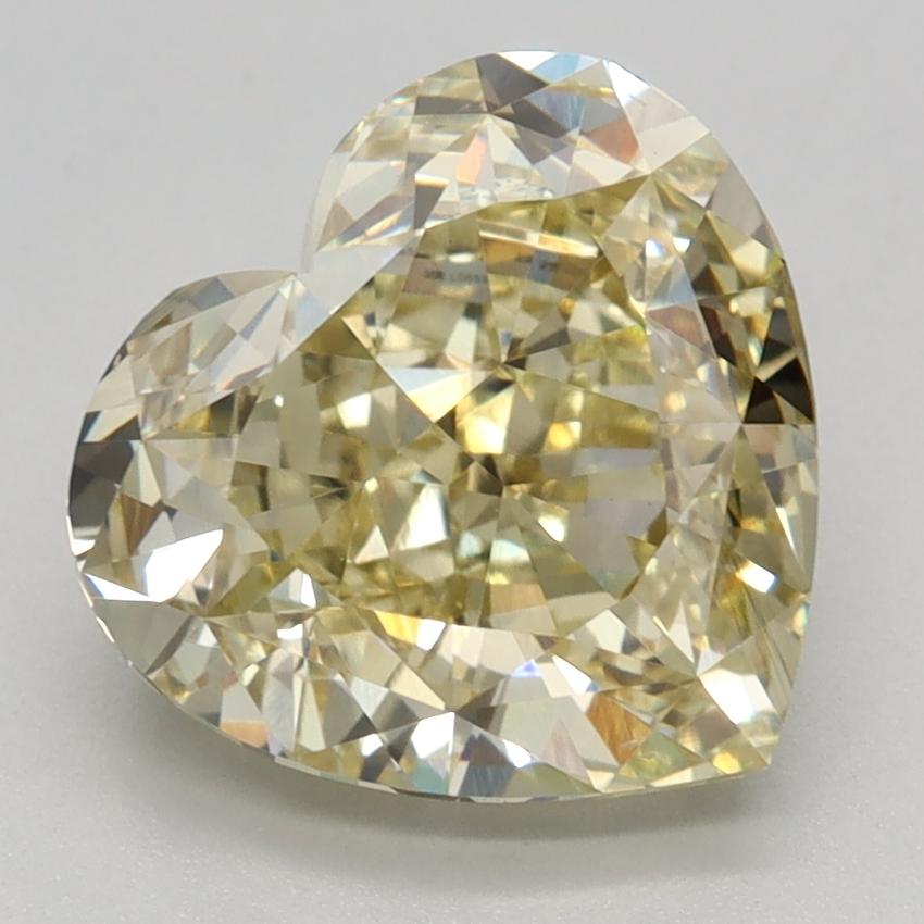 3.03 Ct. Fancy Intense Yellow Heart Lab Grown Diamond