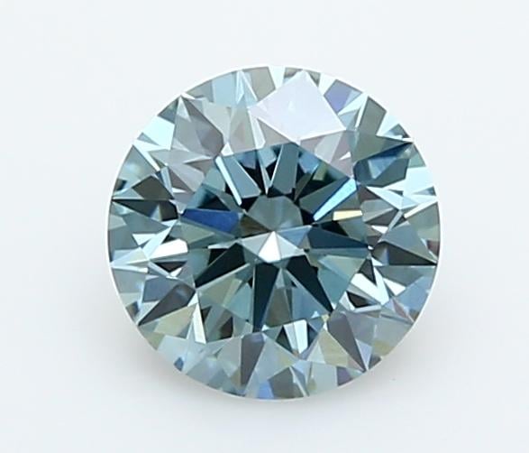 1.02 Ct. Fancy Vivid  Blue Round Lab Grown Diamond