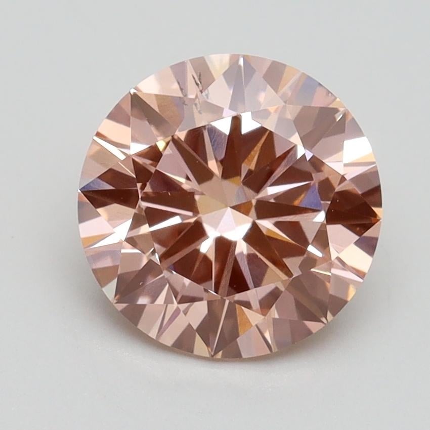 2.01 Ct. Fancy Intense Pink Round Lab Grown Diamond