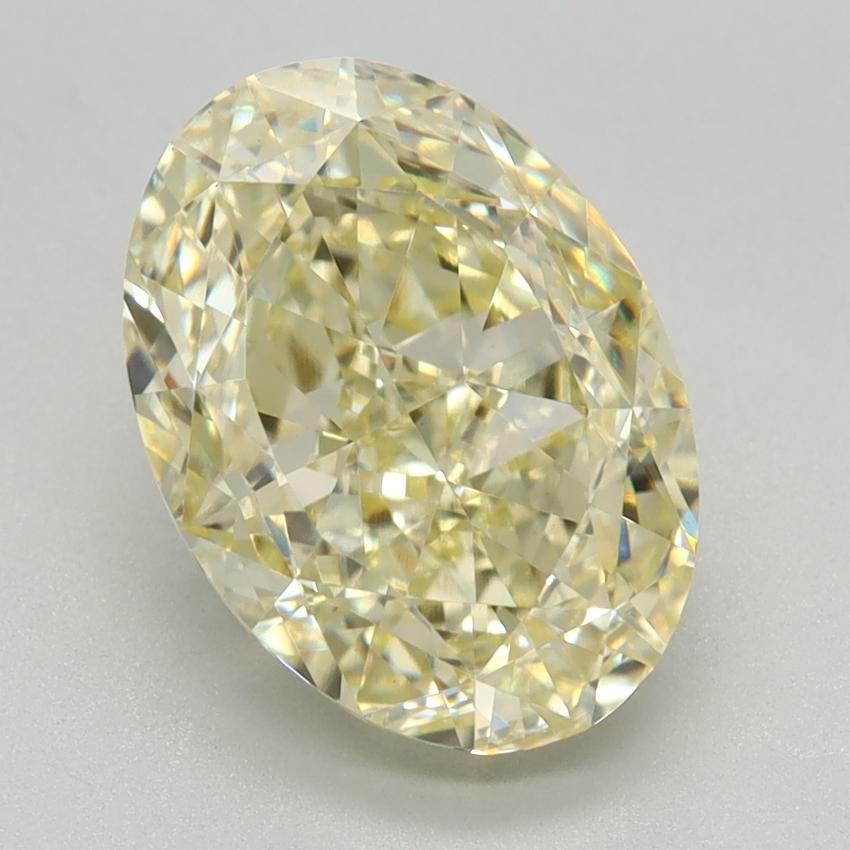 3.28 Ct. Fancy Intense Yellow Oval Lab Grown Diamond