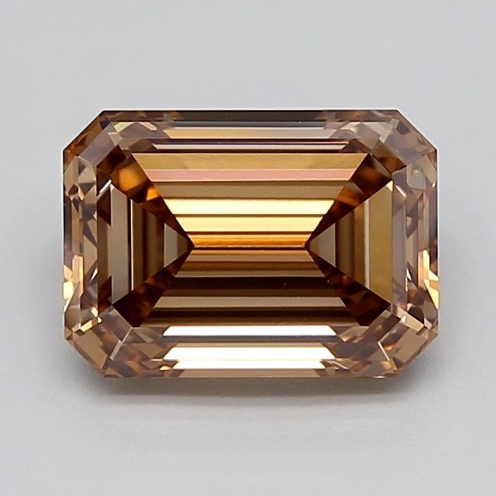 2.09 Ct. Fancy Light  Brown Emerald Lab Grown Diamond