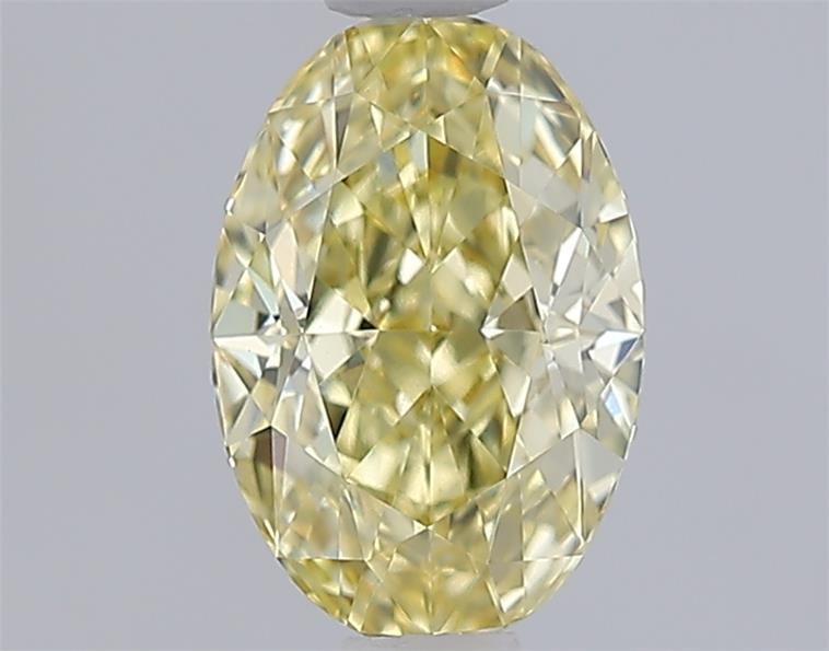 1.02 Ct. Fancy Yellow Oval Lab Grown Diamond
