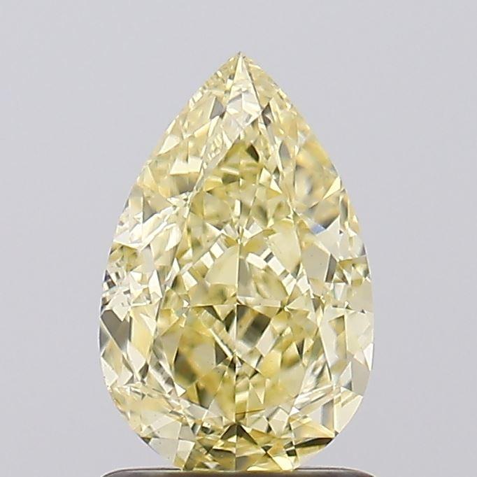 1.40 Ct. Fancy Yellow Pear Lab Grown Diamond