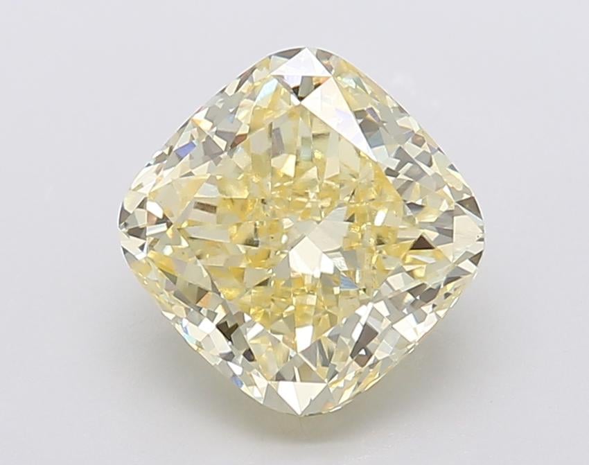 3.03 Ct. Fancy Intense Yellow Cushion Lab Grown Diamond