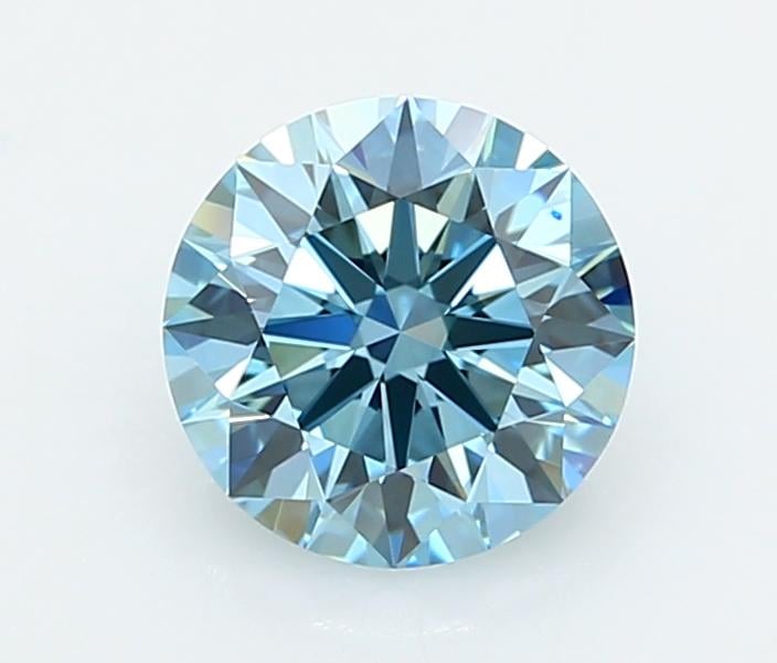 1.78 Ct. Fancy Vivid  Blue Round Lab Grown Diamond