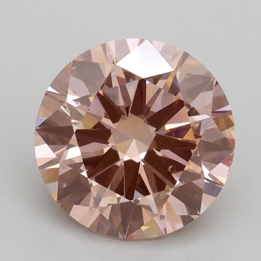 3.30 Ct. Fancy Intense Pink Round Lab Grown Diamond