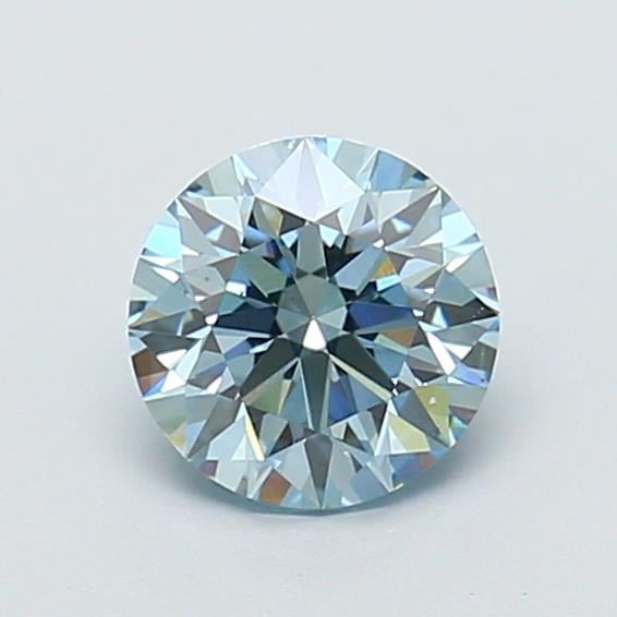 1.03 Ct. Fancy Intense  Blue Round Lab Grown Diamond