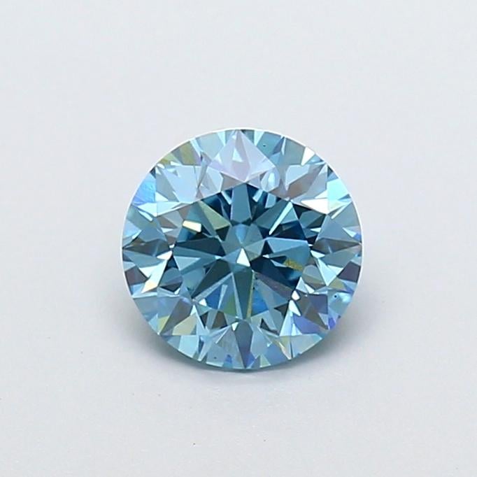 1.00 Ct. Fancy Vivid  Blue Round Lab Grown Diamond