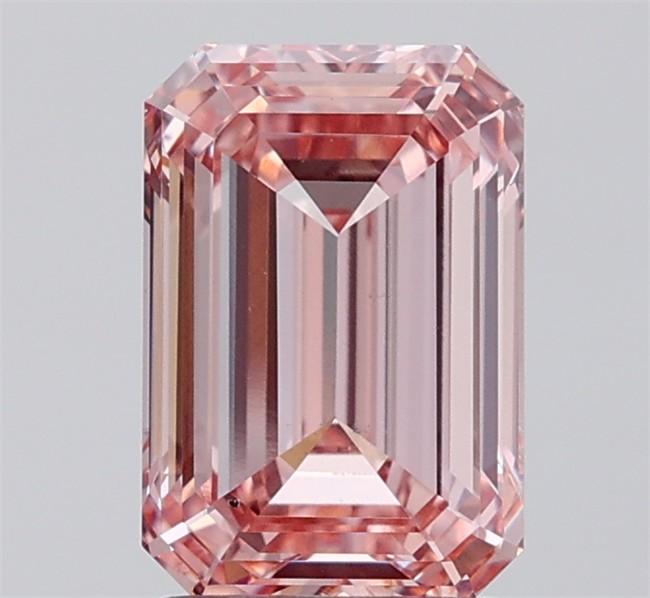 2.40 Ct. Fancy Intense  Pink Emerald Lab Grown Diamond