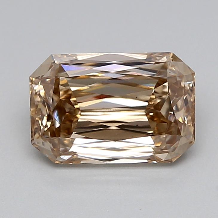 1.07 Ct. Very Light  Brown Radiant Lab Grown Diamond