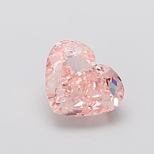 1.50 Ct. Fancy Vivid  Pink Heart Lab Grown Diamond