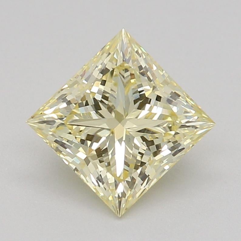 0.81 Ct. Fancy Intense Yellow Princess Lab Grown Diamond