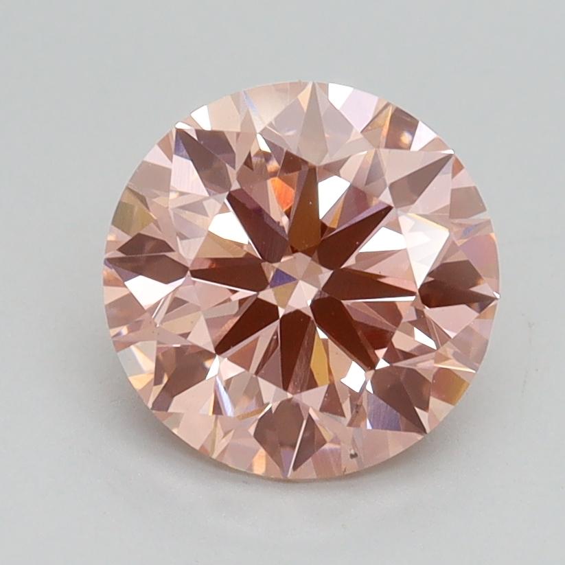 1.74 Ct. Fancy Intense Pink Round Lab Grown Diamond