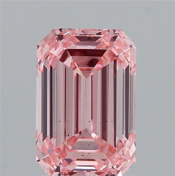 2.05 Ct. Fancy Vivid Pink Emerald Lab Grown Diamond