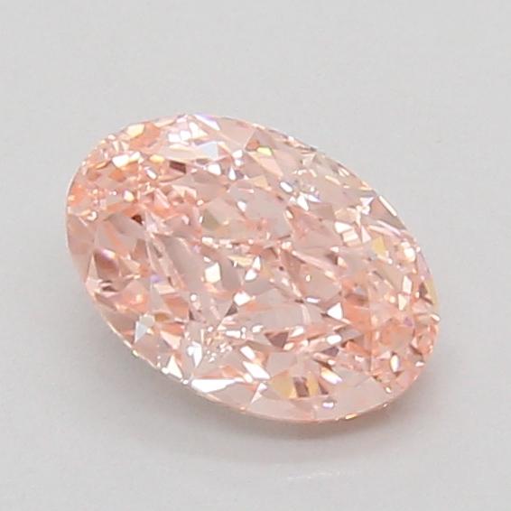 1.09 Ct. Fancy Vivid Pink Oval Lab Grown Diamond
