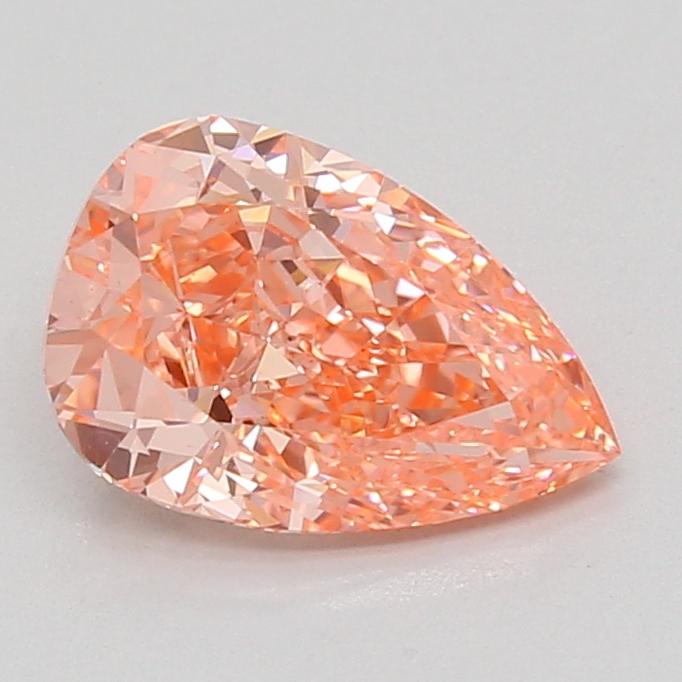 2.09 Ct. Fancy Vivid Pink Pear Lab Grown Diamond