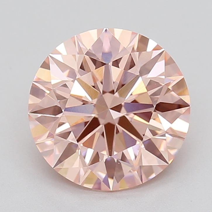 3.03 Ct. Fancy Intense  Pink Round Lab Grown Diamond