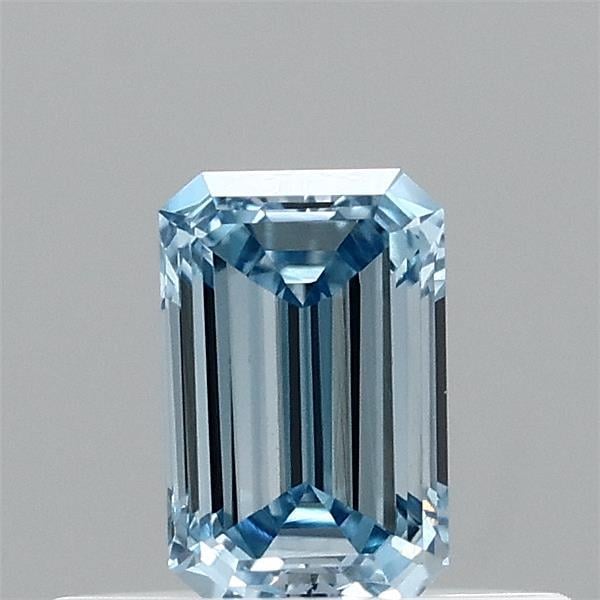 0.31 Ct. Fancy Vivid  Blue Emerald Lab Grown Diamond