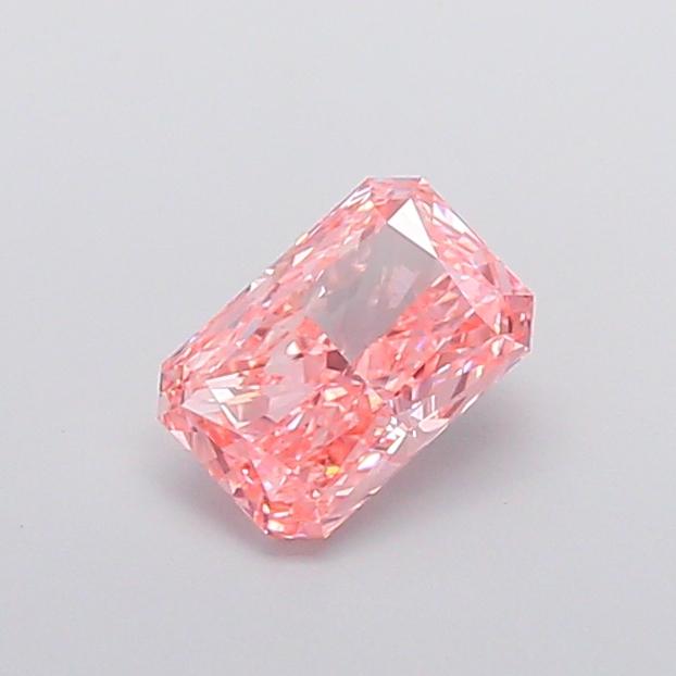 1.56 Ct. Fancy Vivid Pink Radiant Lab Grown Diamond