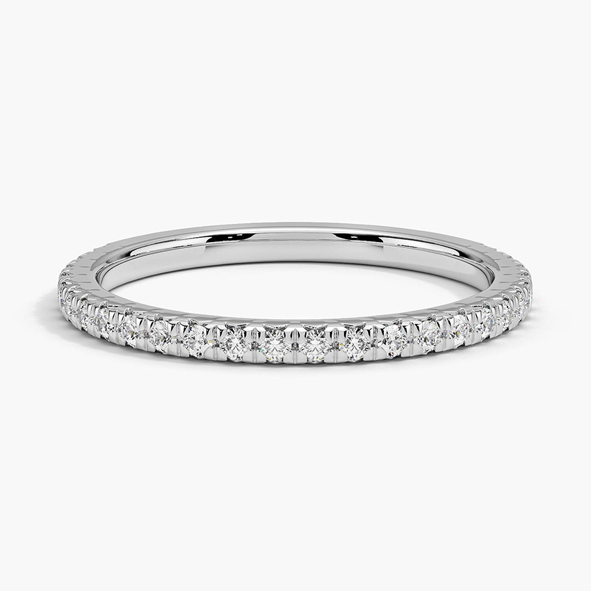 18K White Gold Sonora Three-Quarter Coverage Diamond Ring (1/4 ct. tw.)