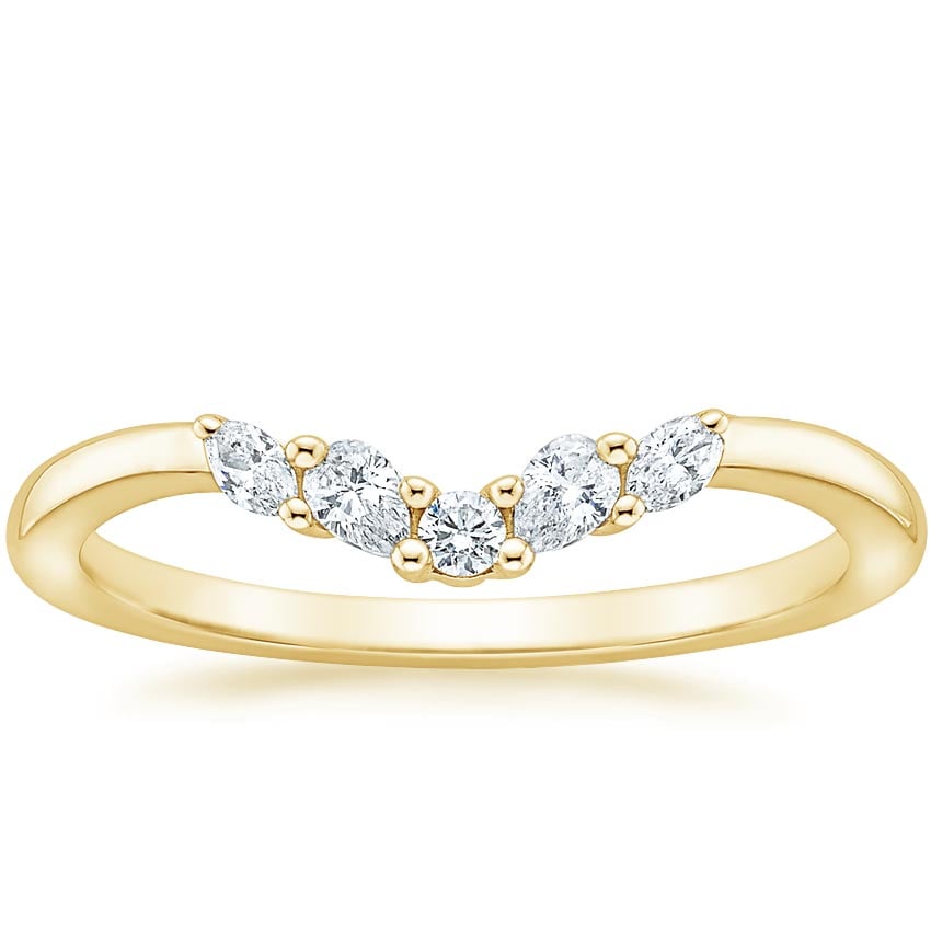 Rose gold diamond engagement ring with surprise diamond details
