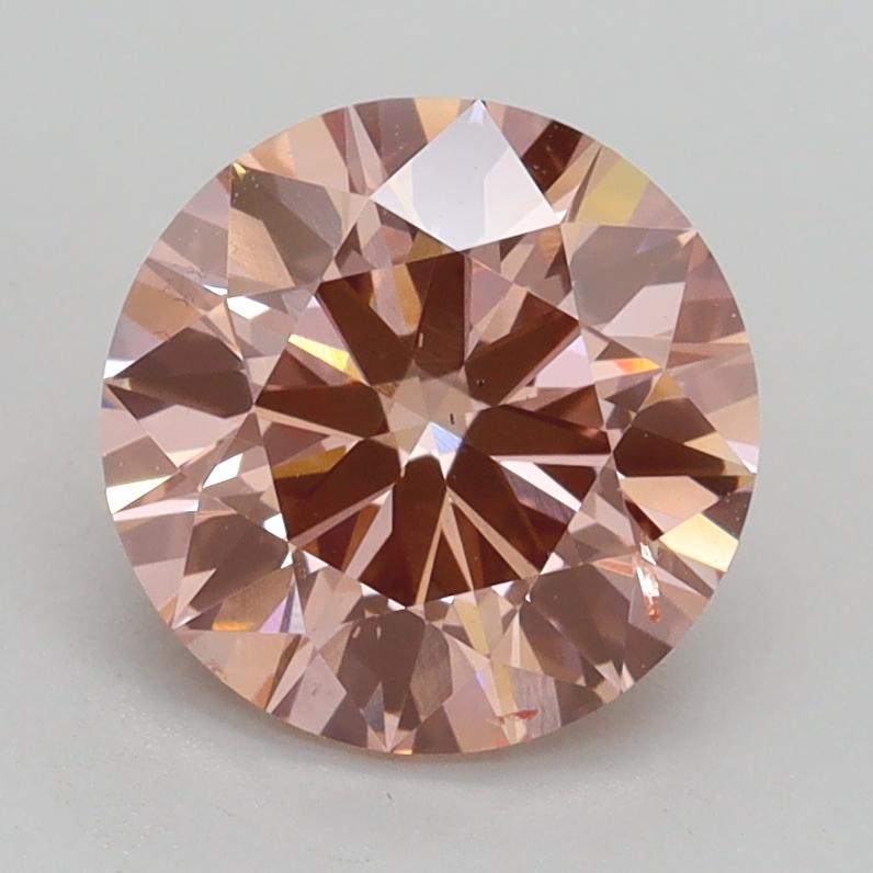 1.89 Ct. Fancy Intense Pink Round Lab Grown Diamond