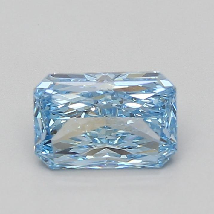 1.59 Ct. Fancy Vivid Blue Radiant Lab Grown Diamond