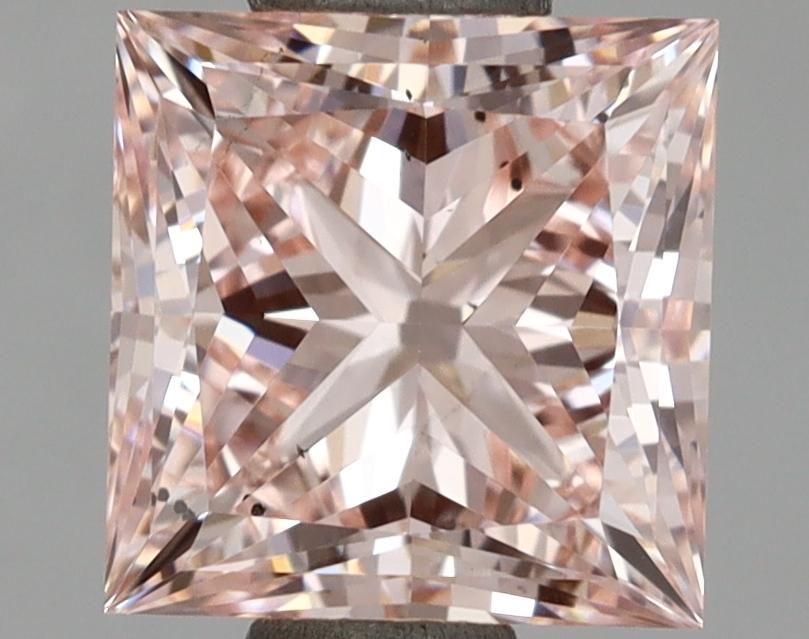 1.45 Ct. Fancy Intense Pink Princess Lab Grown Diamond