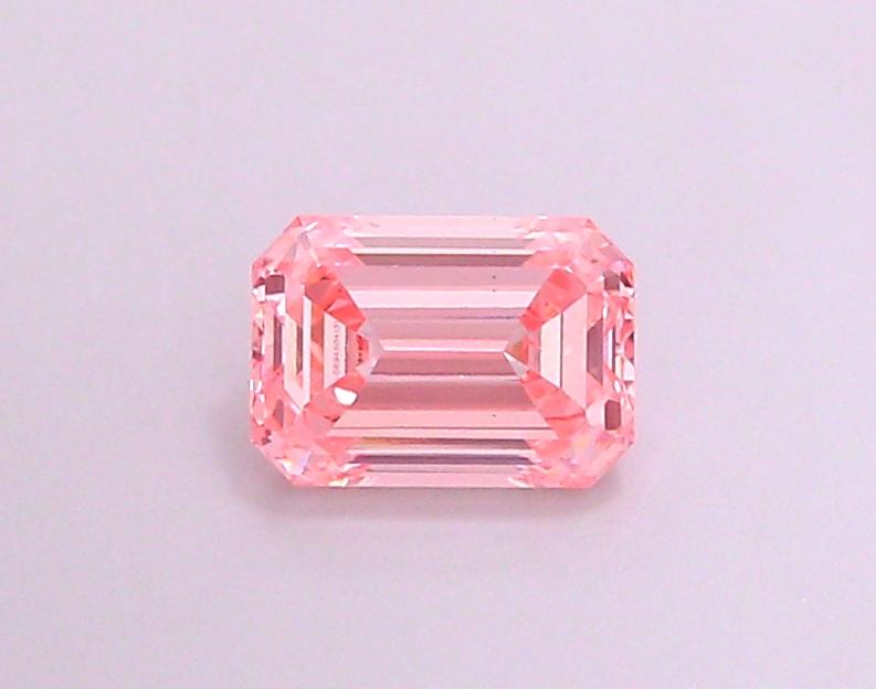 1.29 Ct. Fancy Intense Pink Emerald Lab Grown Diamond