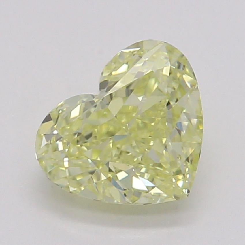 0.51 Ct. Fancy Yellow Heart Diamond