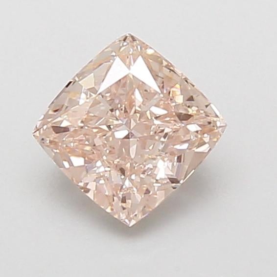 0.97 Ct. Fancy Light Brownish Pink Cushion Lab Grown Diamond