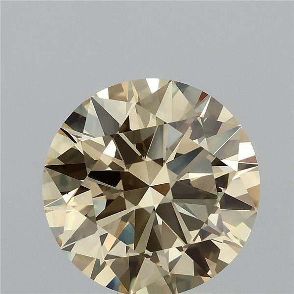 3.70 Ct. Fancy Yellow Round Lab Grown Diamond