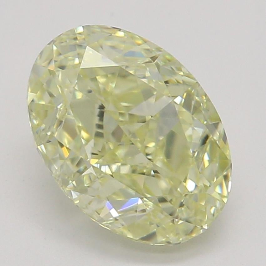 1.05 Ct. Fancy Light Yellow Oval Diamond