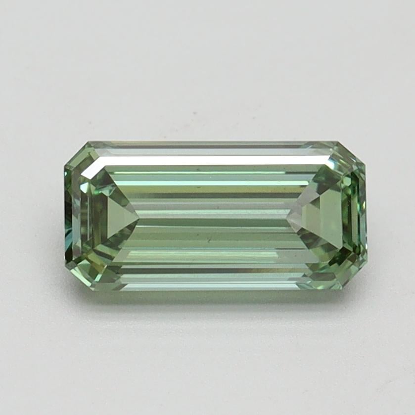 1.01 Ct. Fancy Intense Pacific Green Emerald Lab Grown Diamond