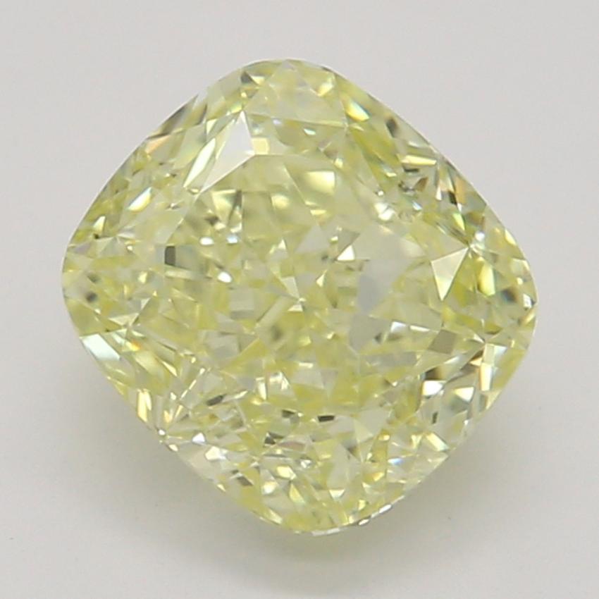 0.84 Ct. Fancy Yellow Cushion Diamond
