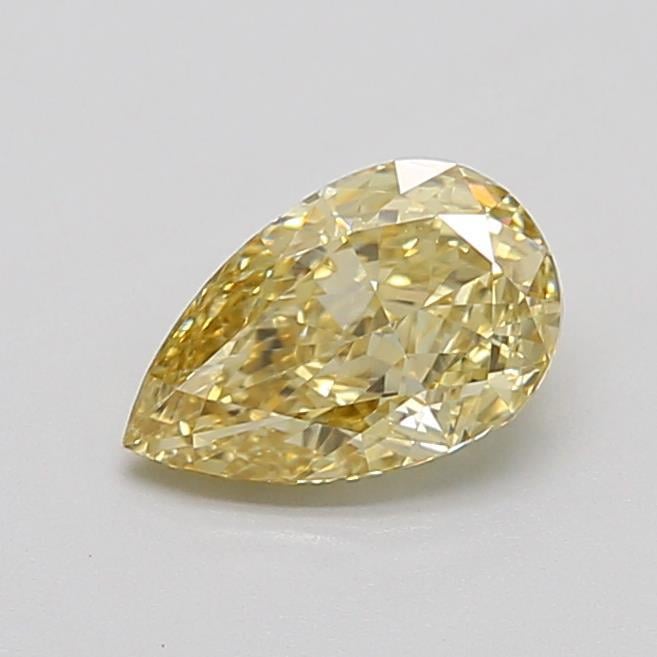 1.09 Ct. Fancy  Yellow Pear Lab Grown Diamond