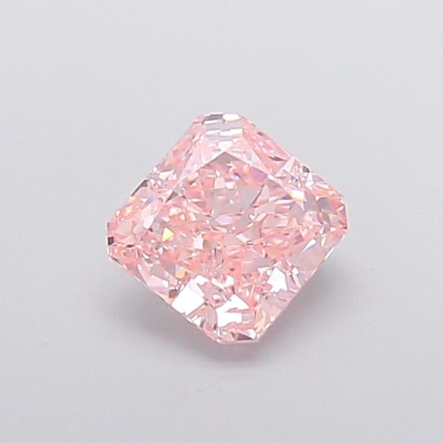 1.52 Ct. Fancy Intense  Pink Radiant Lab Grown Diamond